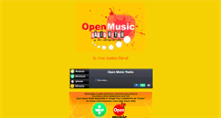 Desktop Screenshot of openmusic.com.ar