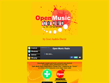 Tablet Screenshot of openmusic.com.ar